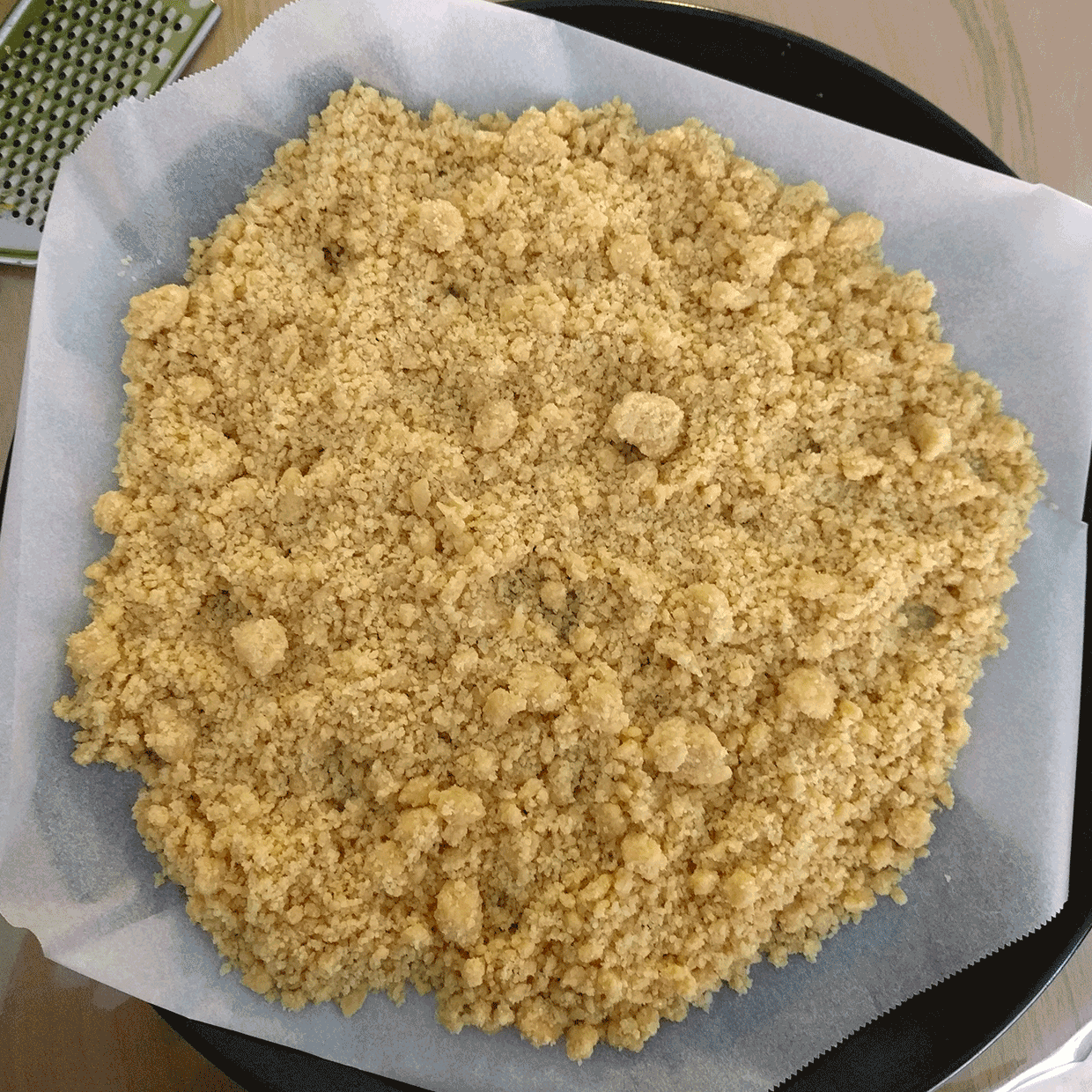 Cuisson biscuit crumble